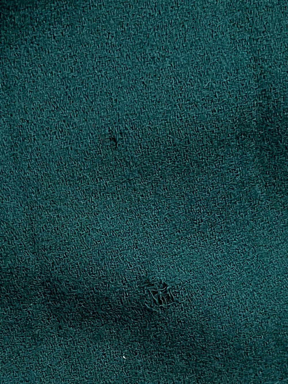 💚 Vintage 100% Wool Drop Waist Midi Skirt in Emerald Green 💚 - Picture 4 of 5